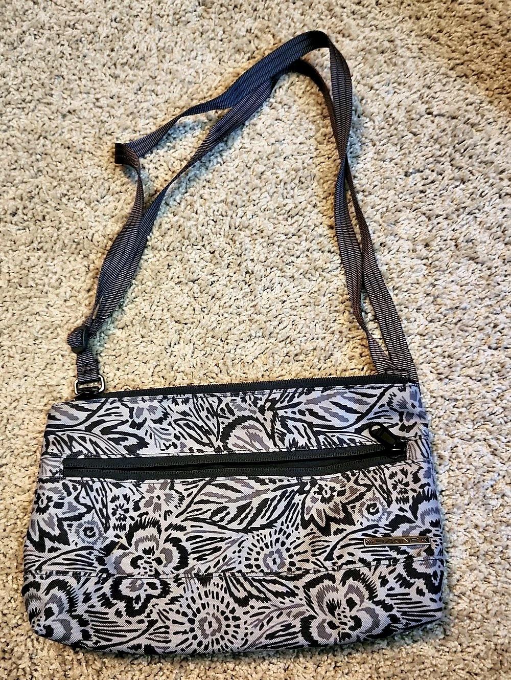 Dakine Jive Crossbody Bag Jive Floral Crossbody Bag in Gray & Black